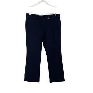 LOFT Marisa Trouser Dress Pants Dark Navy Blue 6